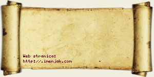 Jagodinka Galjković vizit kartica